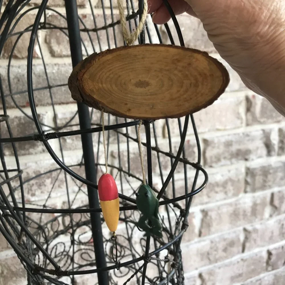 Fish Ornament Frog Sinker Lures Retro Christmas